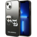 Karl Lagerfeld KLHCP13STGKCK iPhone 13 mini 5,4'' hardcase czarny/black Gradient Ikonik Karl & Choupette - (KF001001-0)