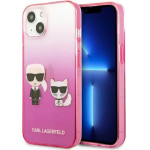 Karl Lagerfeld KLHCP13STGKCP iPhone 13 mini 5,4'' hardcase rozowy/pink Gradient Ikonik Karl & Choupette - (KF000997-0)