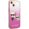 Karl Lagerfeld KLHCP13STGKCP iPhone 13 mini 5,4'' hardcase rozowy/pink Gradient Ikonik Karl & Choupette - (KF000997-0)