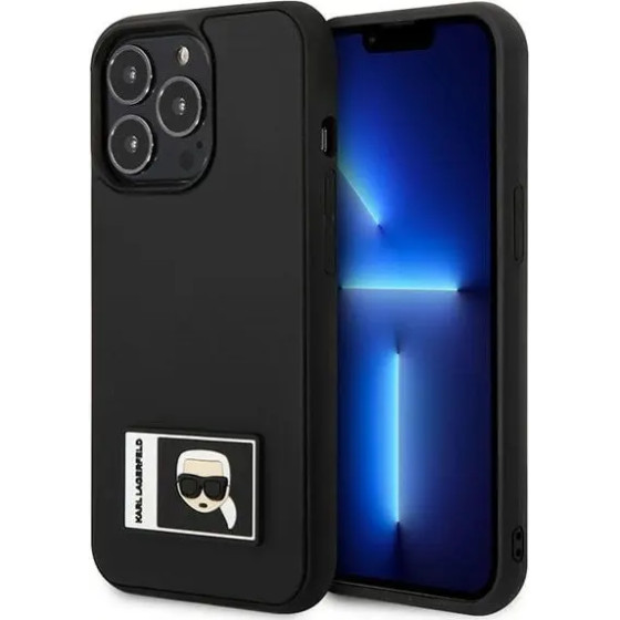 Karl Lagerfeld KLHCP13X3DKPK iPhone 13 Pro Max 6,7'' czarny/black hardcase Ikonik Patch - (KF001274-0)