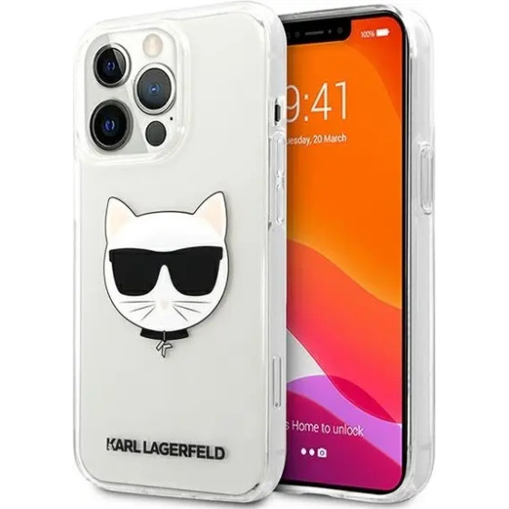 Karl Lagerfeld KLHCP13XCTR iPhone 13 Pro Max 6,7'' hardcase transparent Choupette Head - (KF000766-0)