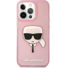 Karl Lagerfeld KLHCP13XKHTUGLP iPhone 13 Pro Max 6,7'' rozowy/pink hardcase Glitter Karl`s Head - (KF000746-0)