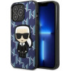 Karl Lagerfeld KLHCP13XPMNIKBL iPhone 13 Pro Max 6.7 hardcase blue/blue Monogram Ikonik Patch - (KF001344-0)