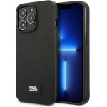 Karl Lagerfeld KLHCP13XSFMP2K iPhone 13 Pro Max 6.7 hardcase black/black Saffiano Plaque - (KF001319-0)