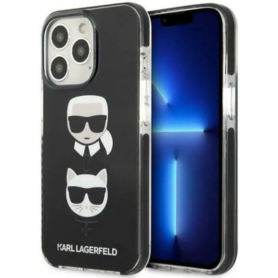 Karl Lagerfeld KLHCP13XTPE2TK iPhone 13 Pro Max 6,7'' hardcase czarny/black Karl&Choupette Head - (KF001262-0)