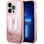 Karl Lagerfeld KLHCP14LLBKLCP iPhone 14 Pro 6.1 pink / pink hardcase Liquid Glitter Big KL - (KF001195-0)