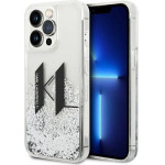 Karl Lagerfeld KLHCP14LLBKLCS iPhone 14 Pro 6,1'' srebrny/silver hardcase Liquid Glitter Big KL - (KF001199-0)
