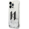 Karl Lagerfeld KLHCP14LLBKLCS iPhone 14 Pro 6,1'' srebrny/silver hardcase Liquid Glitter Big KL - (KF001199-0)