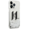 Karl Lagerfeld KLHCP14LLBKLCS iPhone 14 Pro 6,1'' srebrny/silver hardcase Liquid Glitter Big KL - (KF001199-0)