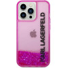 Karl Lagerfeld KLHCP14LLCKVF iPhone 14 Pro 6,1'' rozowy/pink hardcase Liquid Glitter Elong - (KF001223-0)