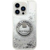 Karl Lagerfeld KLHCP14LLCRSGRS iPhone 14 Pro 6.1 ''silver / silver hardcase Liquid Glitter RSG - (KF001211-0)