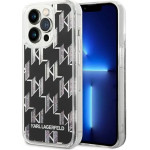 Karl Lagerfeld KLHCP14LLMNMK iPhone 14 Pro 6.1 hardcase black / black Liquid Glitter Monogram - (KF001163-0)