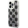 Karl Lagerfeld KLHCP14LLMNMK iPhone 14 Pro 6.1 hardcase black / black Liquid Glitter Monogram - (KF001163-0)