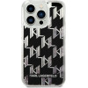 Karl Lagerfeld KLHCP14LLMNMK iPhone 14 Pro 6.1 hardcase black / black Liquid Glitter Monogram - (KF001163-0)
