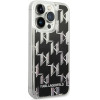 Karl Lagerfeld KLHCP14LLMNMK iPhone 14 Pro 6.1 hardcase black / black Liquid Glitter Monogram - (KF001163-0)