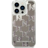 Karl Lagerfeld KLHCP14LLMNMS iPhone 14 Pro 6.1 hardcase silver / silver Liquid Glitter Monogram - (KF001167-0)