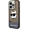Karl Lagerfeld KLHCP14LLNCHCK iPhone 14 Pro 6.1 black/black hardcase Glitter Choupette Head - (KF001424-0)