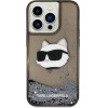 Karl Lagerfeld KLHCP14LLNCHCK iPhone 14 Pro 6.1 black/black hardcase Glitter Choupette Head - (KF001424-0)