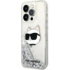 Karl Lagerfeld KLHCP14LLNHCCS iPhone 14 Pro 6.1 silver/silver hardcase Glitter Choupette Head - (KF001420-0)