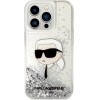 Karl Lagerfeld KLHCP14LLNKHCH iPhone 14 Pro 6.1'' silver/silver hardcase Glitter Karl Head - (KF001417-0)