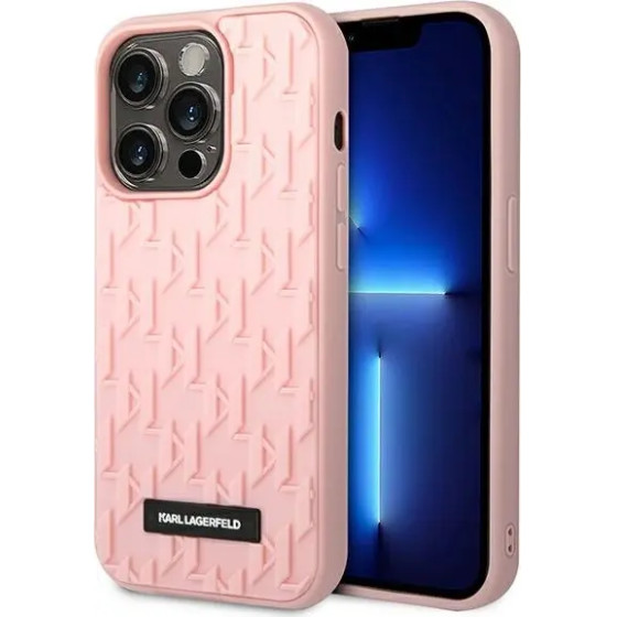Karl Lagerfeld KLHCP14LRUPKLPP iPhone 14 Pro 6,1'' hardcase rozowy/pink 3D Monogram - (KF001159-0)