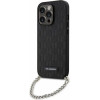 Karl Lagerfeld KLHCP14LSACKLHPK iPhone 14 Pro 6.1'' black/black hardcase Saffiano Monogram Chain - (KF001640-0)