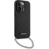 Karl Lagerfeld KLHCP14LSACKLHPK iPhone 14 Pro 6.1'' black/black hardcase Saffiano Monogram Chain - (KF001640-0)