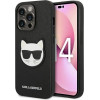 Karl Lagerfeld KLHCP14LSAPCHK iPhone 14 Pro 6,1'' hardcase czarny/black Saffiano Choupette Head Patch - (KF001135-0)