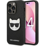 Karl Lagerfeld KLHCP14LSAPCHK iPhone 14 Pro 6,1'' hardcase czarny/black Saffiano Choupette Head Patch - (KF001135-0)