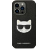 Karl Lagerfeld KLHCP14LSAPCHK iPhone 14 Pro 6,1'' hardcase czarny/black Saffiano Choupette Head Patch - (KF001135-0)
