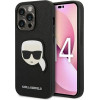 Karl Lagerfeld KLHCP14LSAPKHK iPhone 14 Pro 6,1'' czarny/black hardcase Saffiano Karl`s Head Patch - (KF001191-0)