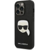 Karl Lagerfeld KLHCP14LSAPKHK iPhone 14 Pro 6,1'' czarny/black hardcase Saffiano Karl`s Head Patch - (KF001191-0)