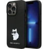 Karl Lagerfeld KLHCP14LSMHCNPK case for iPhone 14 Pro - black Silicone C Metal Pin - (KF001706-0)