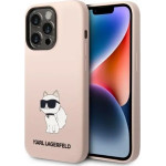 Karl Lagerfeld KLHCP14LSNCHBCP iPhone 14 Pro 6.1 hardcase pink/pink Silicone Choupette - (KF001414-0)