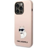 Karl Lagerfeld KLHCP14LSNCHBCP iPhone 14 Pro 6.1 hardcase pink/pink Silicone Choupette - (KF001414-0)