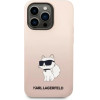Karl Lagerfeld KLHCP14LSNCHBCP iPhone 14 Pro 6.1 hardcase pink/pink Silicone Choupette - (KF001414-0)