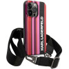 Karl Lagerfeld KLHCP14LSTSTP iPhone 14 Pro 6,1'' hardcase rozowy/pink Color Stripes Strap - (KF001115-0)