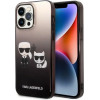 Karl Lagerfeld KLHCP14LTGKCK iPhone 14 Pro 6.1 hardcase black / black Gradient Ikonik Karl & Choupette - (KF001235-0)