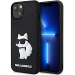 Karl Lagerfeld KLHCP14M3DRKHNK iPhone 14 Plus 6.7 black/black hardcase Rubber Choupette 3D - (KF001638-0)
