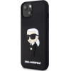 Karl Lagerfeld KLHCP14M3DRKINK iPhone 14 Plus 6.7 black/black hardcase Rubber Ikonik 3D - (KF001635-0)