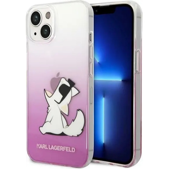 Karl Lagerfeld KLHCP14MCFNRCPI iPhone 14 Plus 6.7 hardcase pink / pink Choupette Fun - (KF001250-0)