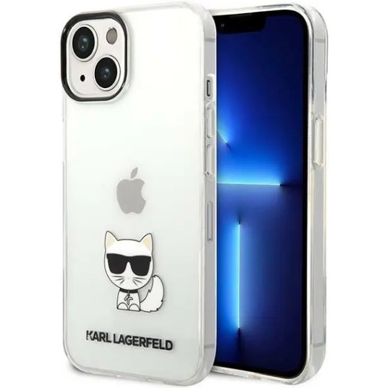 Karl Lagerfeld KLHCP14MCTTR iPhone 14 Plus 6.7 hardcase clear / transparent Choupette Body - (KF001146-0)