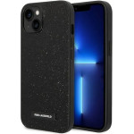 Karl Lagerfeld KLHCP14MG2ELK iPhone 14 Plus 6.7 hardcase black / black Glitter Plaque Logo - (KF001118-0)