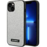 Karl Lagerfeld KLHCP14MG2ELS iPhone 14 Plus 6.7 hardcase silver / silver Glitter Plaque Logo - (KF001122-0)