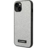 Karl Lagerfeld KLHCP14MG2ELS iPhone 14 Plus 6.7 hardcase silver / silver Glitter Plaque Logo - (KF001122-0)