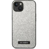 Karl Lagerfeld KLHCP14MG2ELS iPhone 14 Plus 6.7 hardcase silver / silver Glitter Plaque Logo - (KF001122-0)