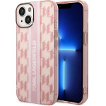 Karl Lagerfeld KLHCP14MHKLSPCP iPhone 14 Plus 6.7 hardcase pink / pink Mono Vertical Stripe - (KF001150-0)