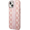 Karl Lagerfeld KLHCP14MHKLSPCP iPhone 14 Plus 6.7 hardcase pink / pink Mono Vertical Stripe - (KF001150-0)
