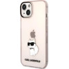 Karl Lagerfeld KLHCP14MHNCHTCP iPhone 14 Plus 6.7 pink/pink hardcase Ikonik Choupette - (KF001400-0)