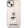 Karl Lagerfeld KLHCP14MHNCHTCP iPhone 14 Plus 6.7 pink/pink hardcase Ikonik Choupette - (KF001400-0)